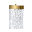 CWI Lighting Lava Integrated LED Brass Chandelier