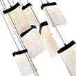 CWI Lighting Lava Integrated LED Black Chandelier