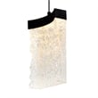 CWI Lighting Lava Integrated LED Black Chandelier