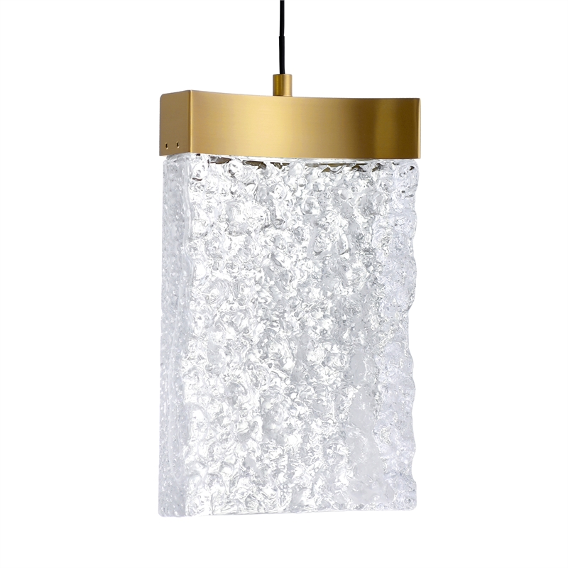 CWI Lighting Lava Integrated LED Brass Chandelier
