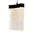CWI Lighting Lava Integrated LED Black Mini Pendant