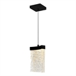 CWI Lighting Lava Integrated LED Black Mini Pendant