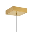 CWI Lighting Lava Integrated LED Brass Mini Pendant