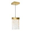 CWI Lighting Lava Integrated LED Brass Mini Pendant