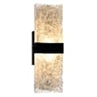 CWI Lighting Lava Integrated LED Black Wall Light