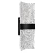 CWI Lighting Lava Integrated LED Black Wall Light