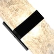 CWI Lighting Lava Integrated LED Black Wall Light