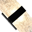 CWI Lighting Lava Integrated LED Black Wall Light