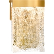 CWI Lighting Lava Integrated LED Brass Wall Light