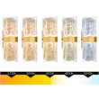 CWI Lighting Lava Integrated LED Brass Wall Light
