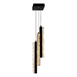 CWI Lighting Stagger Integrated LED Black Mini Pendant