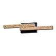 CWI Lighting Stagger Integrated LED Black Vanity Light