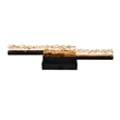 CWI Lighting Stagger Integrated LED Black Vanity Light