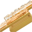 CWI Lighting Stagger Integrated LED Brass Vanity Light