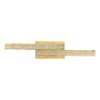 CWI Lighting Stagger Integrated LED Brass Vanity Light