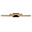 CWI Lighting Stagger Integrated LED Black Vanity Light
