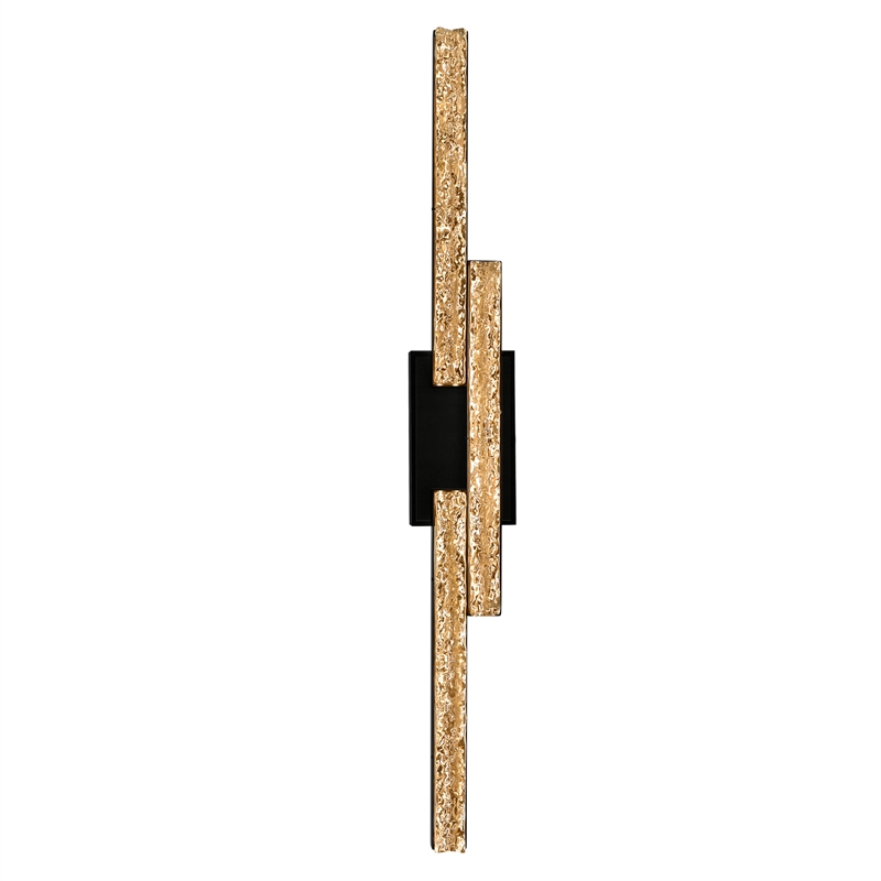 CWI Lighting Stagger Integrated LED Black Vanity Light