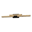 CWI Lighting Stagger Integrated LED Black Vanity Light