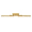 CWI Lighting Stagger Integrated LED Brass Vanity Light