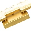CWI Lighting Stagger Integrated LED Brass Vanity Light