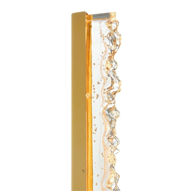CWI Lighting Stagger Integrated LED Brass Vanity Light