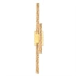 CWI Lighting Stagger Integrated LED Brass Vanity Light