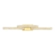 CWI Lighting Stagger Integrated LED Brass Vanity Light
