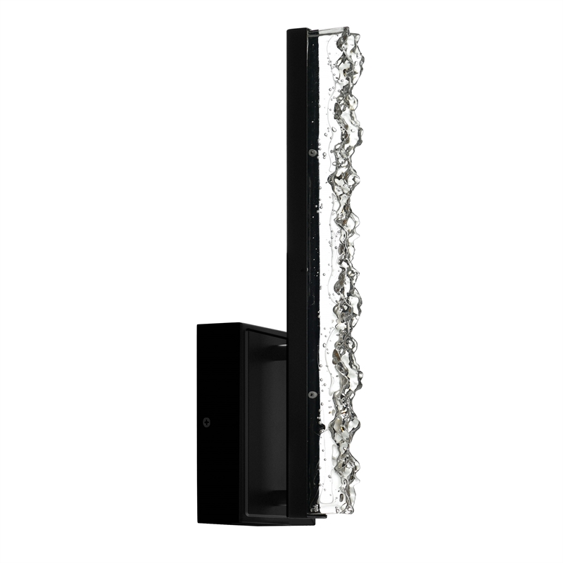 CWI Lighting Stagger Integrated LED Black Wall Light