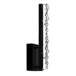 CWI Lighting Stagger Integrated LED Black Wall Light