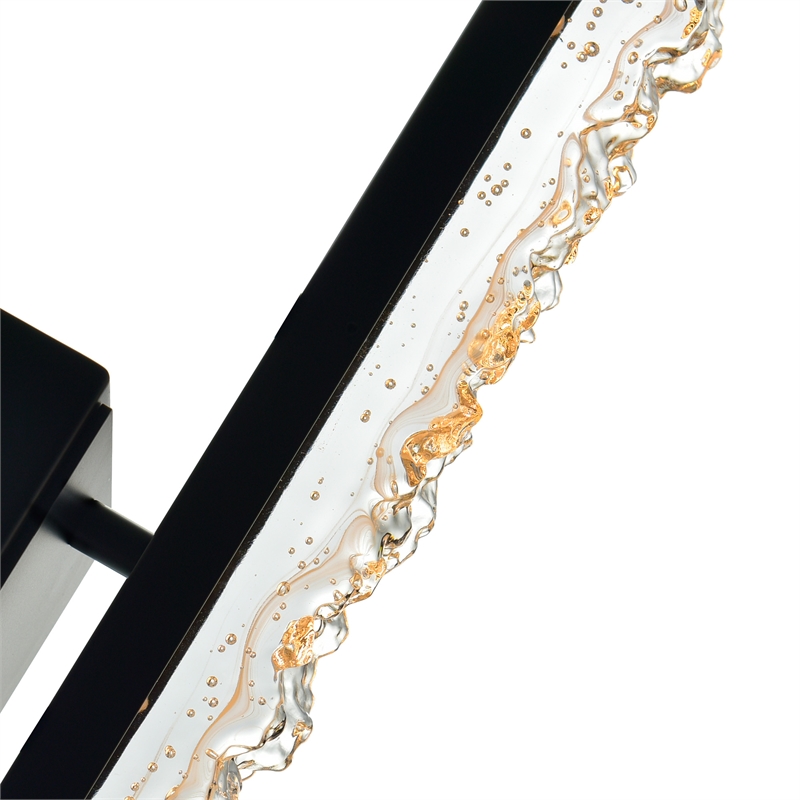 CWI Lighting Stagger Integrated LED Black Wall Light