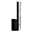 CWI Lighting Stagger Integrated LED Black Wall Light