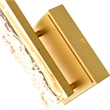 CWI Lighting Stagger Integrated LED Brass Wall Light