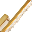 CWI Lighting Stagger Integrated LED Brass Wall Light