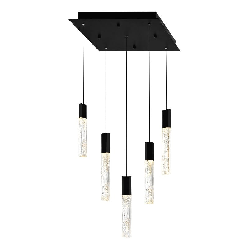 CWI Lighting Greta Integrated LED Black Mini Pendant