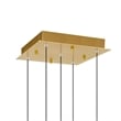 CWI Lighting Greta Integrated LED Brass Mini Pendant