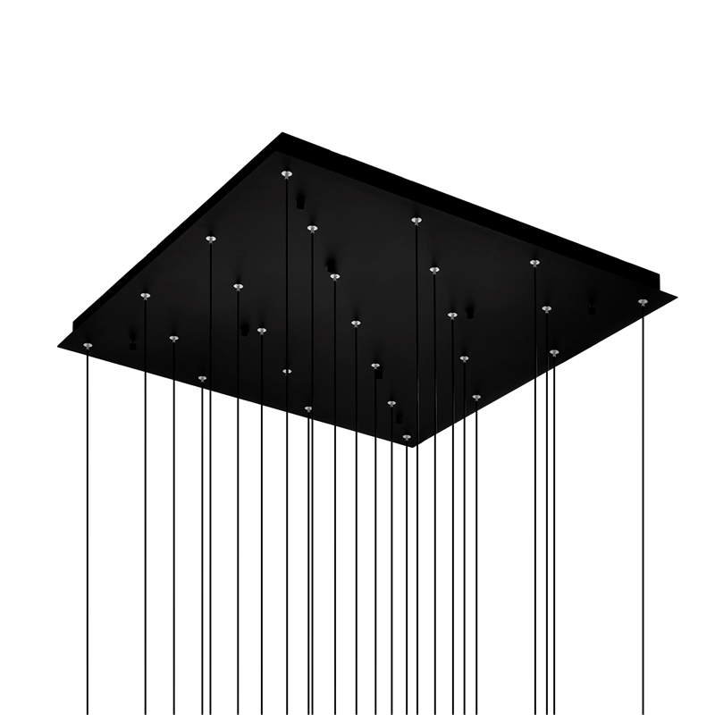 CWI Lighting Greta Integrated LED Black Chandelier