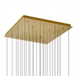 CWI Lighting Greta Integrated LED Brass Chandelier