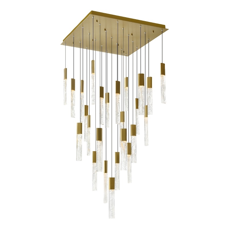CWI Lighting Greta Integrated LED Brass Chandelier