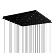 CWI Lighting Greta Integrated LED Black Chandelier