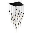 CWI Lighting Greta Integrated LED Black Chandelier