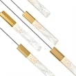 CWI Lighting Greta Integrated LED Brass Chandelier