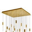 CWI Lighting Greta Integrated LED Brass Chandelier