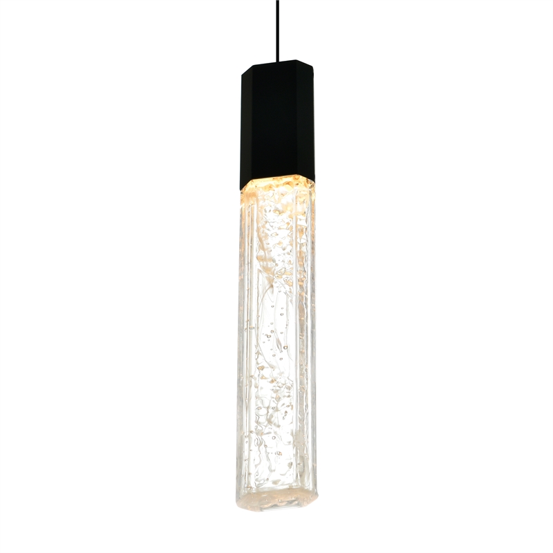 CWI Lighting Greta Integrated LED Black Mini Pendant