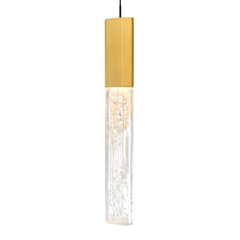 CWI Lighting Greta Integrated LED Brass Mini Pendant