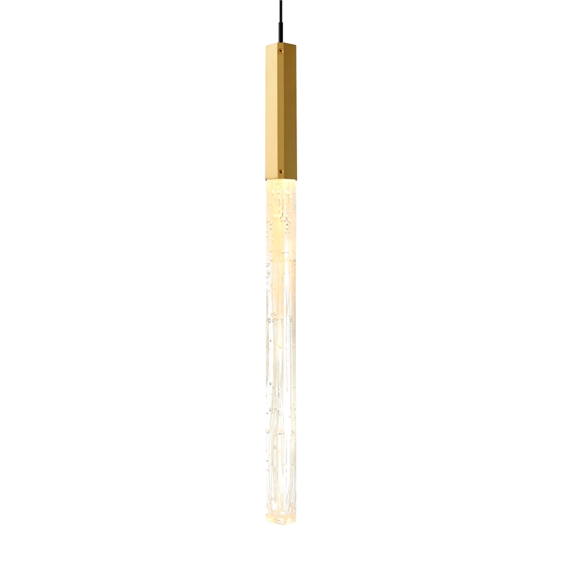 CWI Lighting Greta Integrated LED Brass Mini Pendant