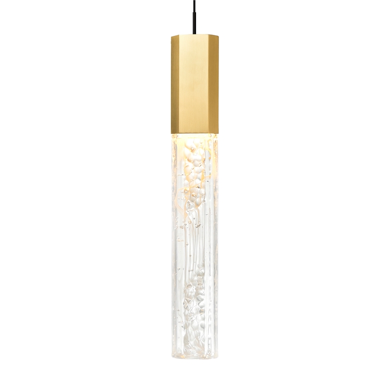 CWI Lighting Greta Integrated LED Brass Mini Pendant