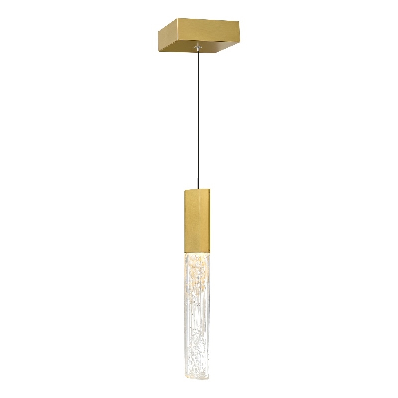 CWI Lighting Greta Integrated LED Brass Mini Pendant