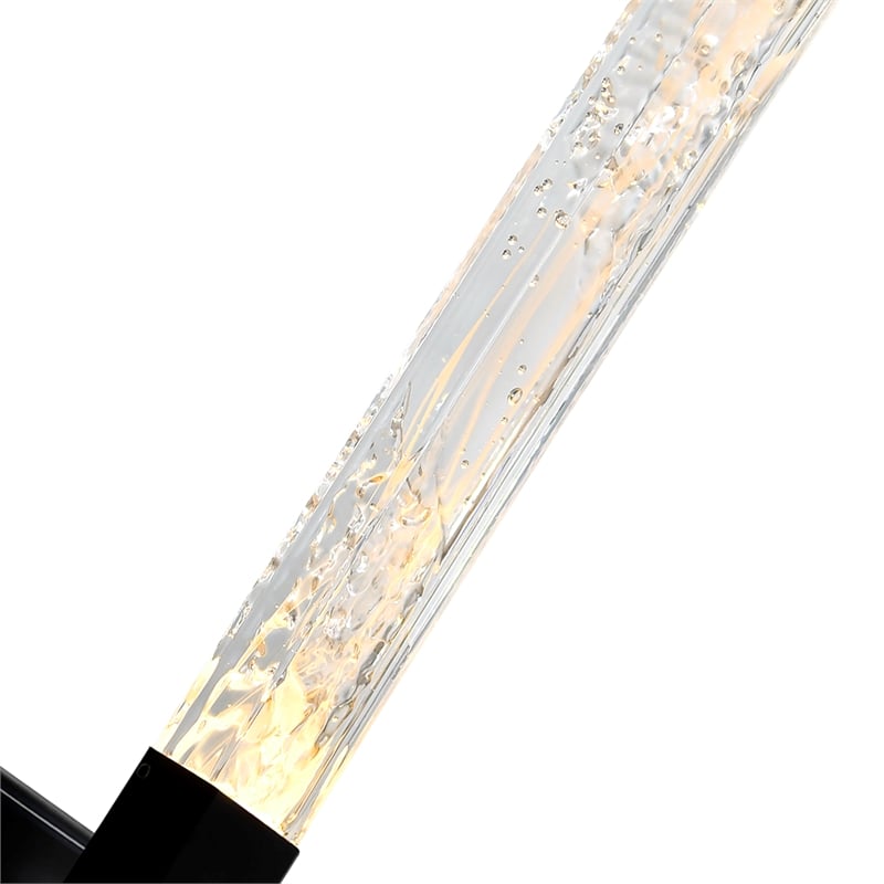 CWI Lighting Greta Integrated LED Black Vanity Light