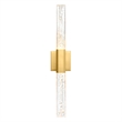 CWI Lighting Greta Integrated LED Brass Vanity Light