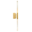 CWI Lighting Greta Integrated LED Brass Vanity Light